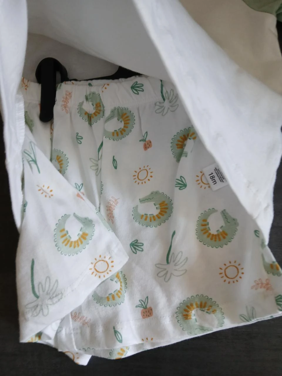 conjunto camiseta short tex bebé 81 cm 18 meses – photo 3